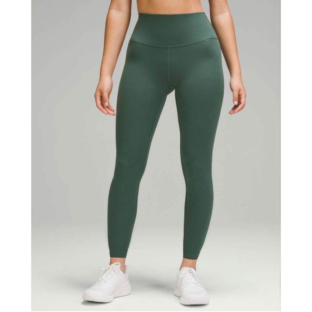 Lululemon Wunder Train High-Rise Tight 25" Dark Forest 4 Gym Workout Active